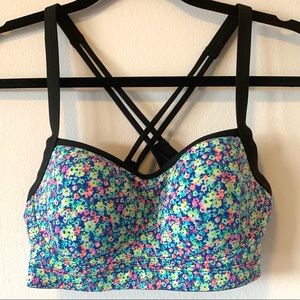 VSX Floral Sports Bra, underwire Victoria’s Secret